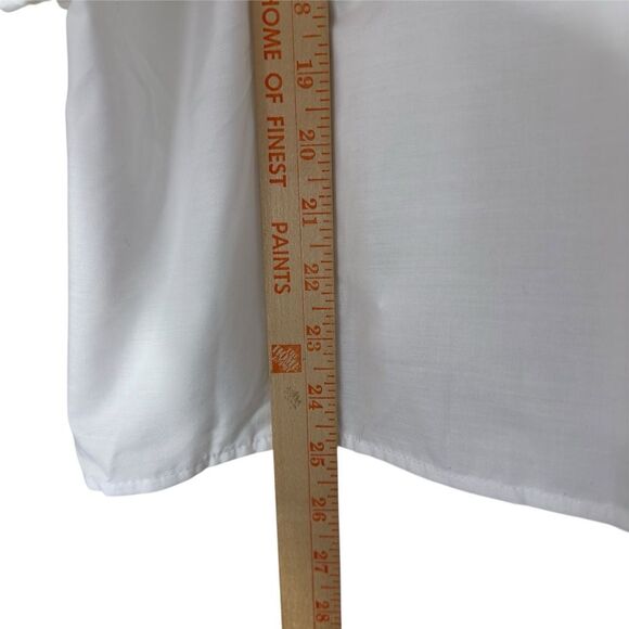 ZARA DOLMAN SLEEVE CINCH BACK FLORAL BLOUSE TOP LARGE - Picture 8 of 9